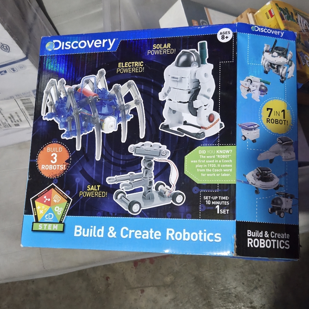 Discovery Robotics Kit - Blue and White